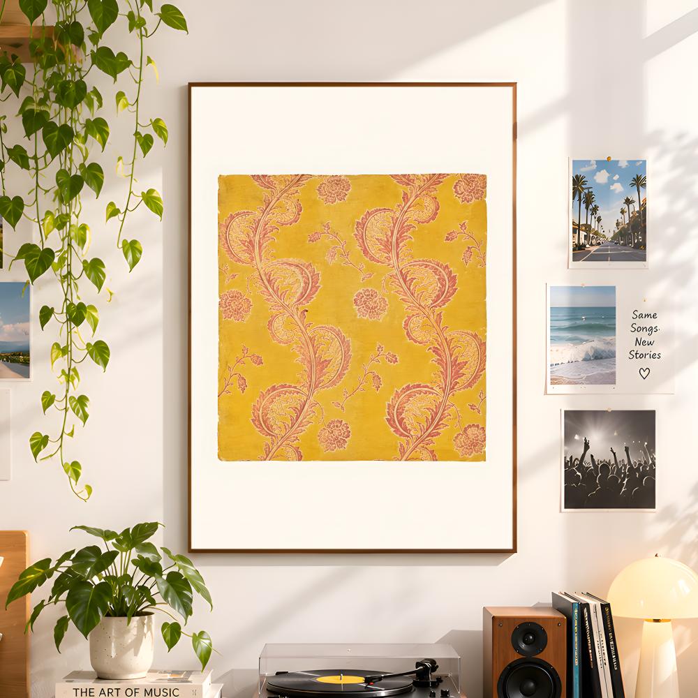 Vintage Botanical Floral Texti - огляд і ціна Vintage Collectible Posters