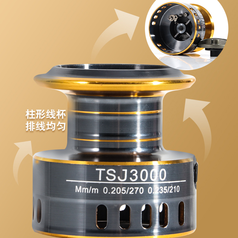 TSJ Metal Spinning Fishing Ree - огляд і ціна Developing Tank Reel